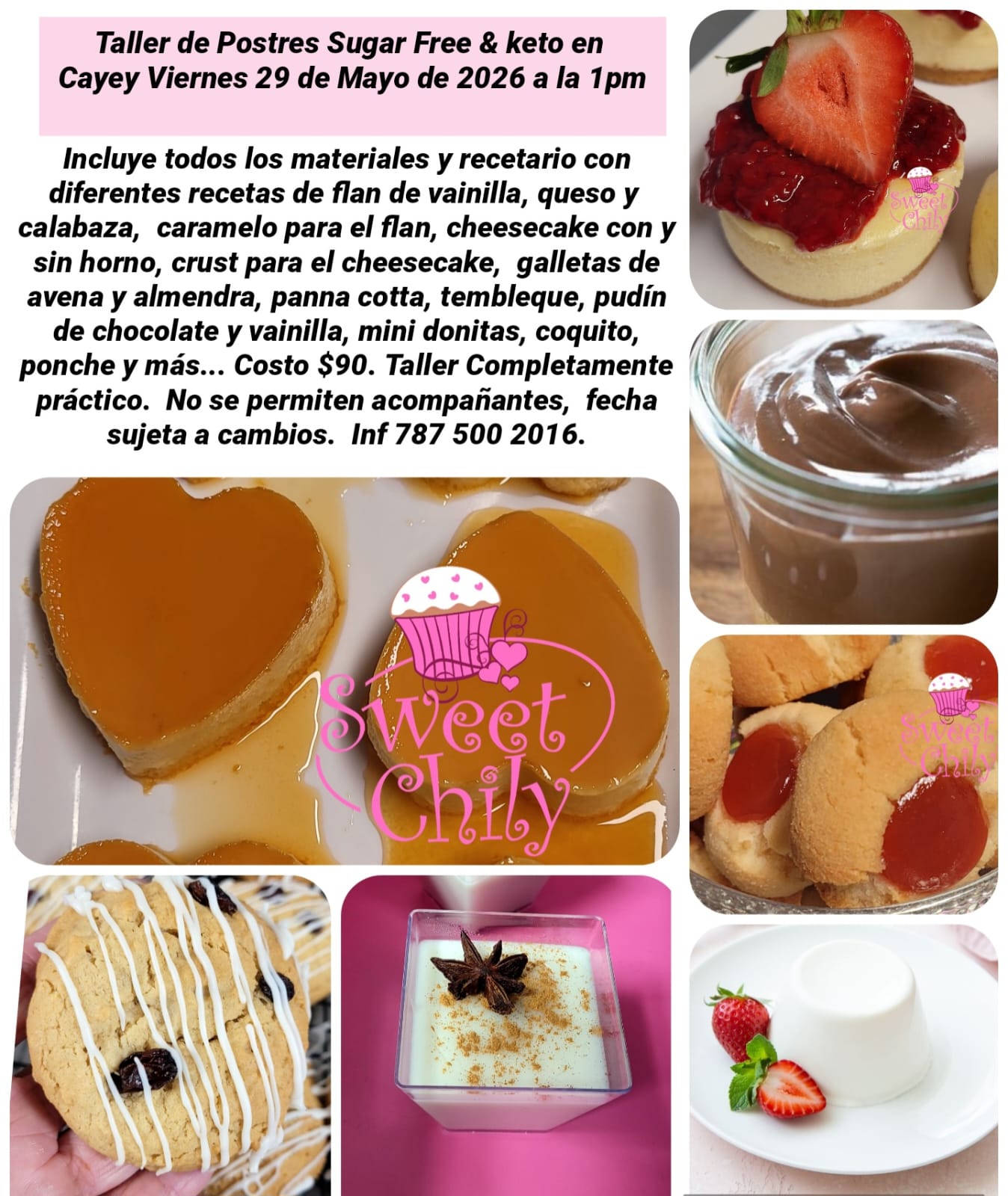 Taller Postres Sugar Free & Keto – 29 de mayo de 2026