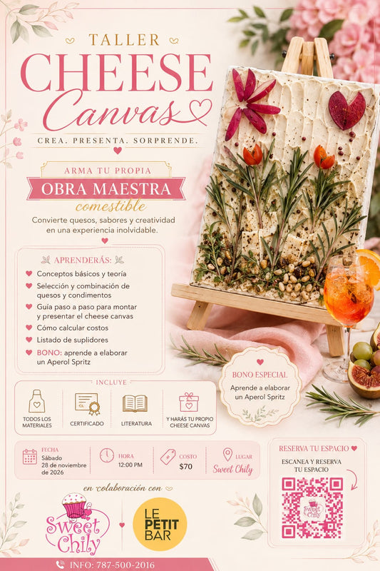 Taller Cheese Canvas - 28 de noviembre de 2026