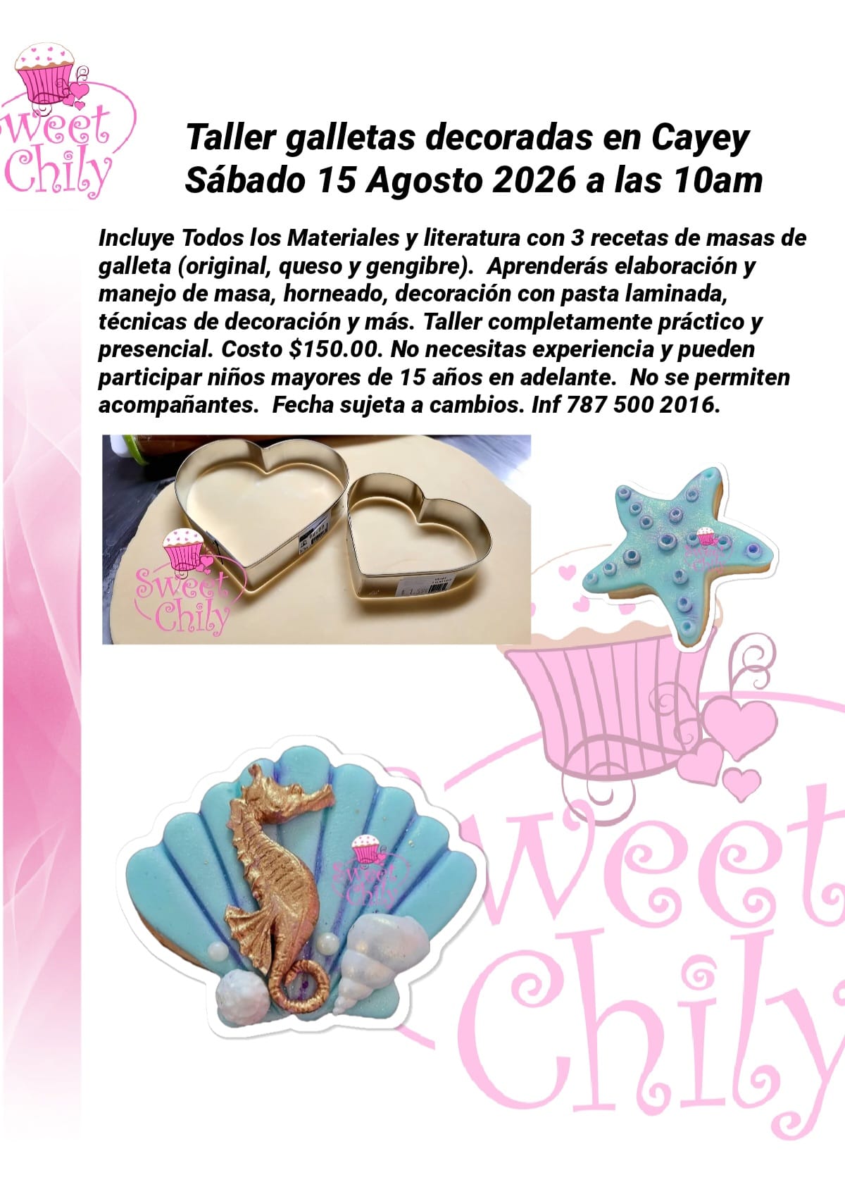 Taller de Galletas Decoradas - Presencial 15 de Agosto de 2026