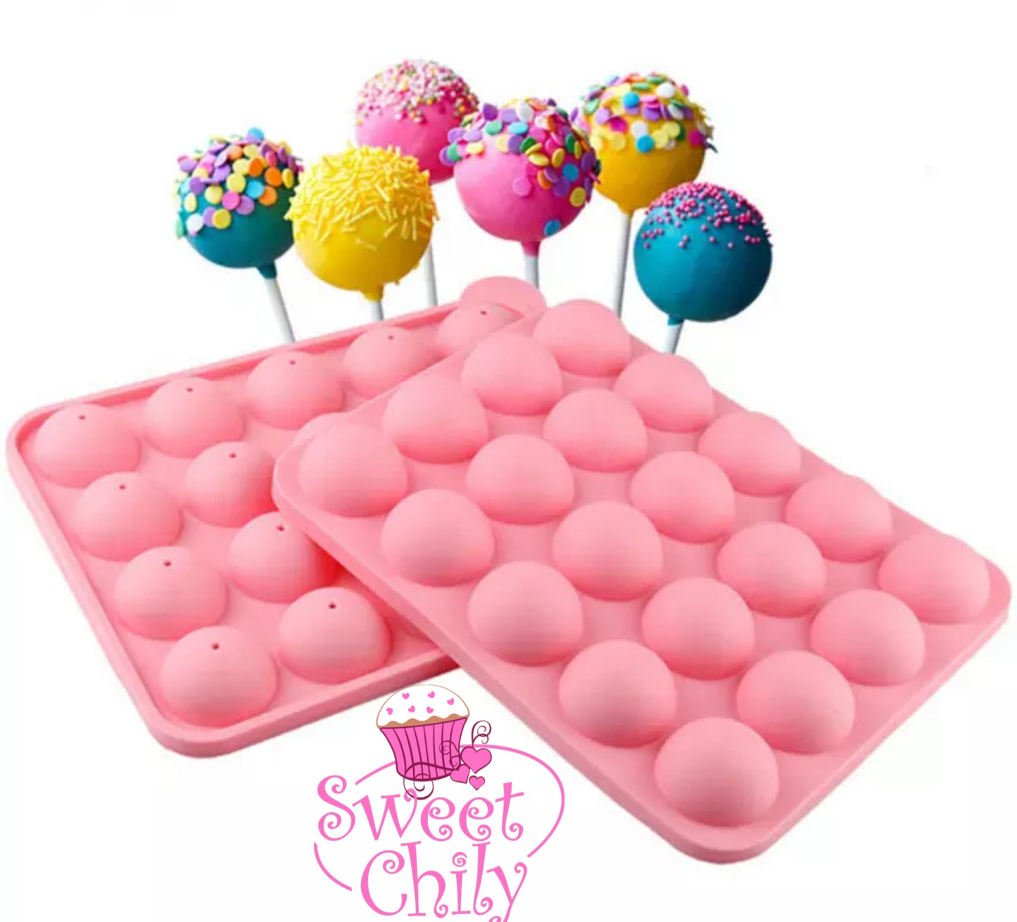 Cake pop silicone mold