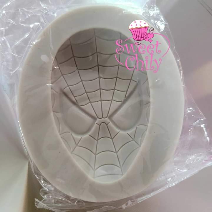 Molde silicone spiderman