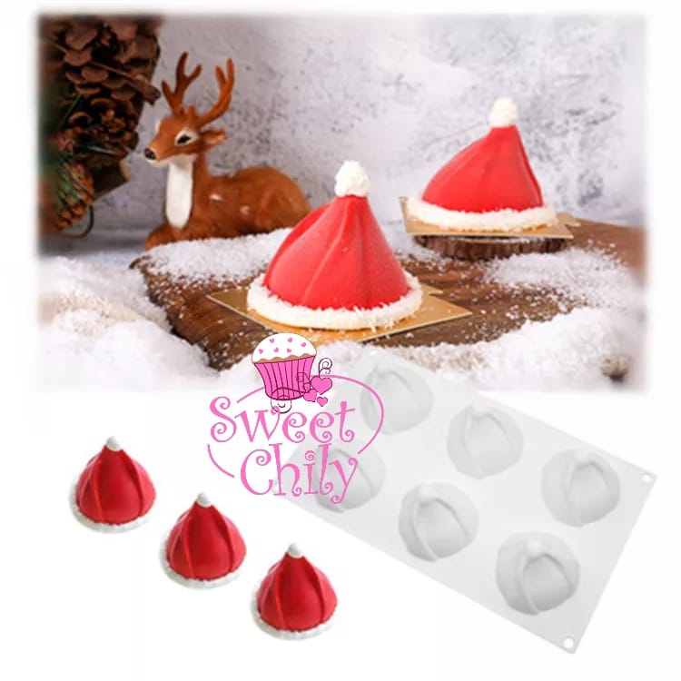 Santa's Hat silicone mold (Christmas)