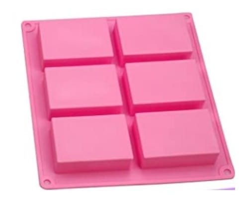 Rectangle silicone mold (jabon/ri