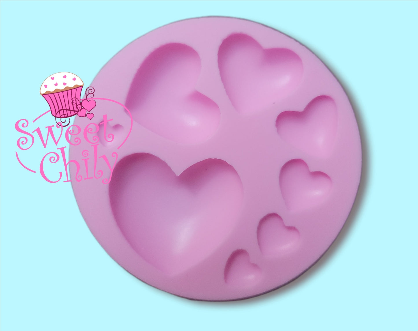 Heart silicone mold