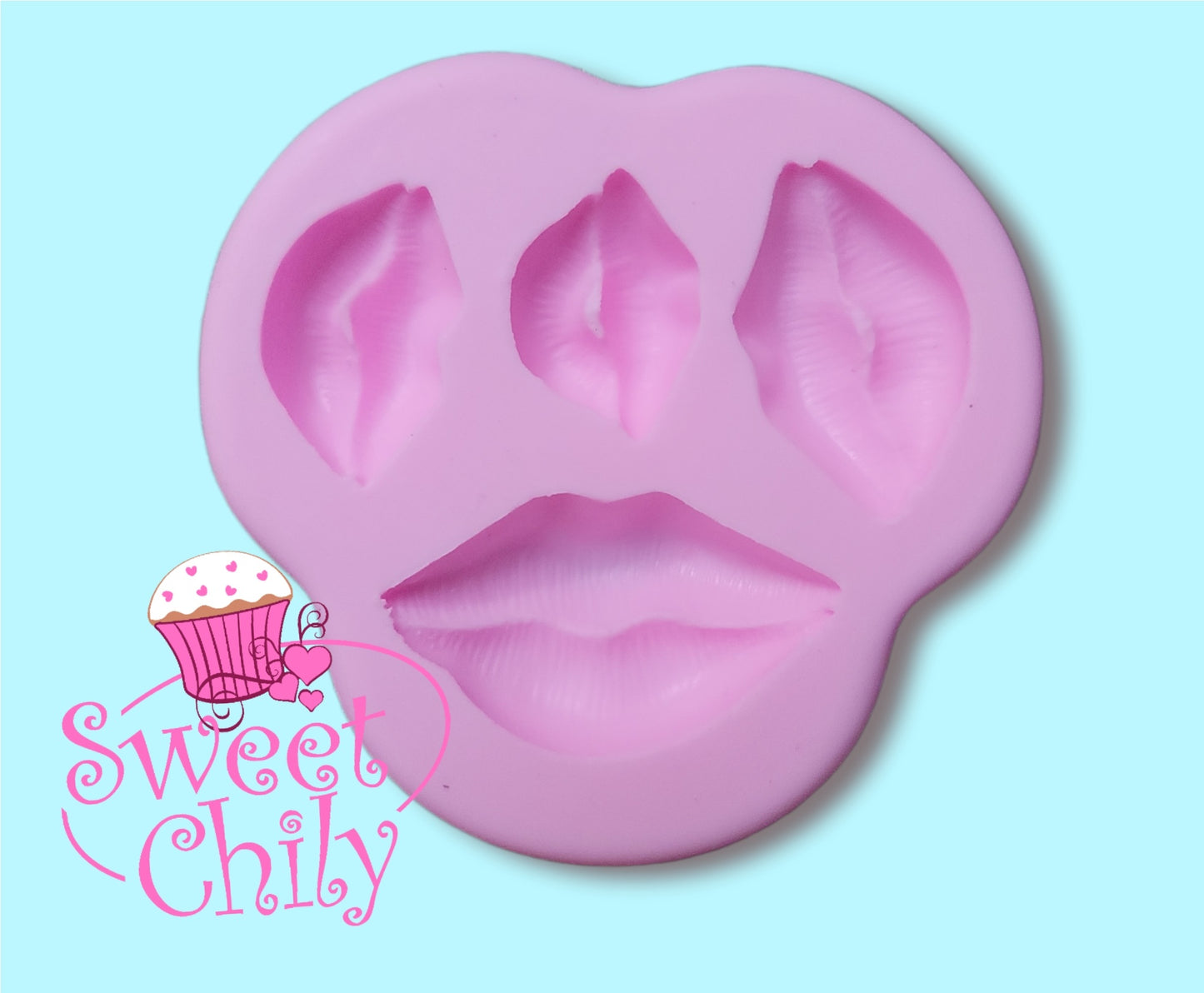 Kiss silicone mold